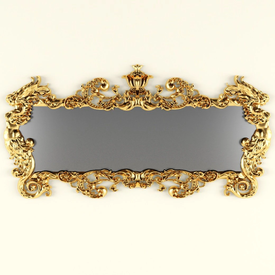 mirror classic 3D Model .c4d .max .obj .3ds .fbx .stl .blend 