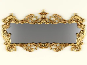 miroir classique Modèle 3D