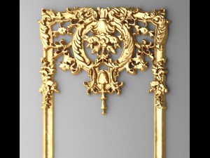 boiserie molding Modello 3D