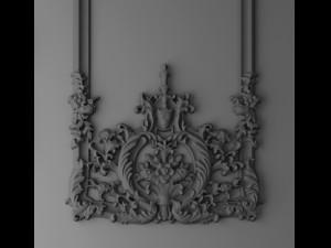 boiserie molding Modello 3D