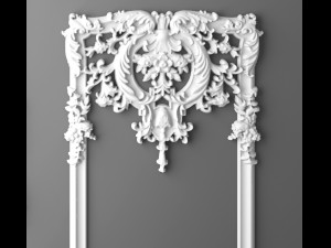 boiserie molding Modello 3D