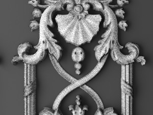 boiserie molding Model 3D