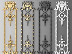 boiserie molding 3D Model