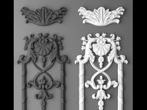 boiserie molding Model 3D