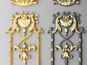 boiserie molding Model 3D