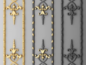 boiserie molding Model 3D
