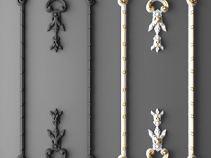 boiserie molding Model 3D