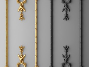 boiserie molding Model 3D