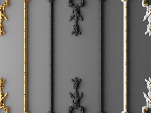 boiserie molding Model 3D