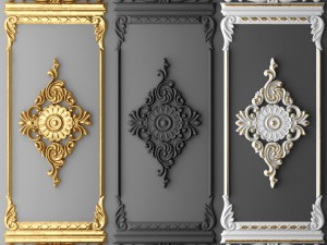 boiserie molding 3D Model