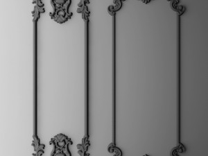 boiserie molding 3D Model