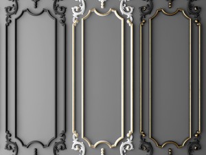 boiserie molding Modèle 3D