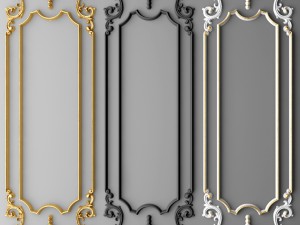 boiserie molding Modèle 3D