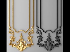 boiserie molding Modèle 3D