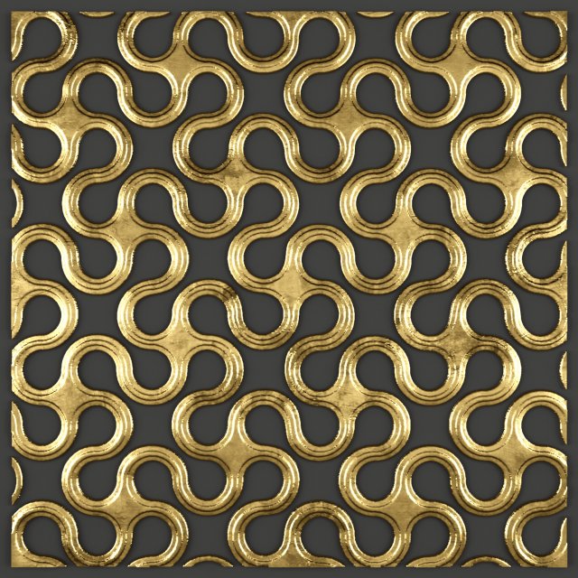 3d wall panels decor grille 3D Модель .c4d .max .obj .3ds .fbx .stl .blend 