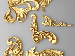 boiserie molding 3D Model