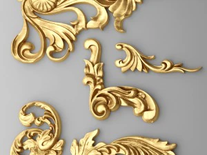 boiserie molding 3D Model