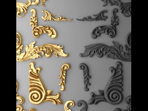 boiserie molding 3D Model