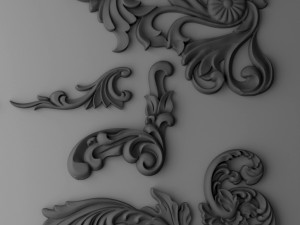 boiserie molding 3D Model