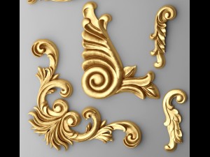 boiserie molding 3D Model