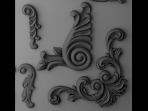 boiserie molding 3D Model