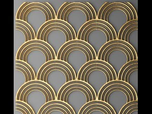 Futurismo de painel 3D Modelo 3D