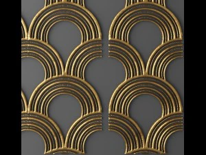 Futurismo de painel 3D Modelo 3D