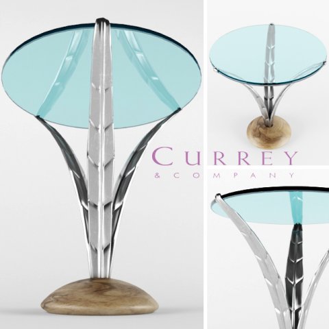 anna occasional table currey company Modelo 3D .c4d .max .obj .3ds .fbx .stl .blend 