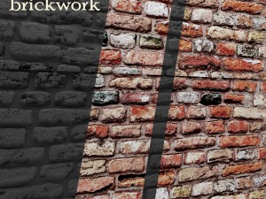 bricks wall Modelo 3D