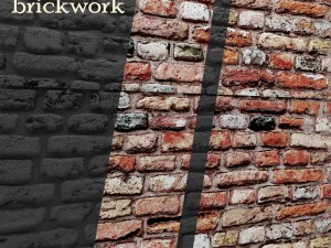 parede de tijolos Modelo 3D