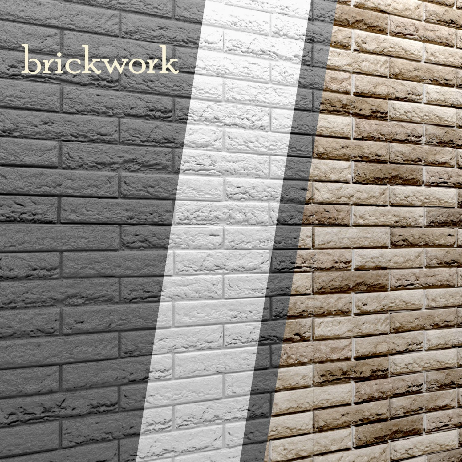bricks wall 3D Model .c4d .max .obj .3ds .fbx .stl .blend