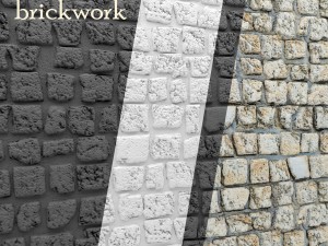 bricks wall 3D Model