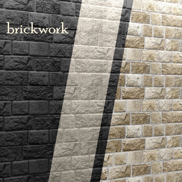bricks wall 3D मॉडल .c4d .max .obj .3ds .fbx .stl .blend