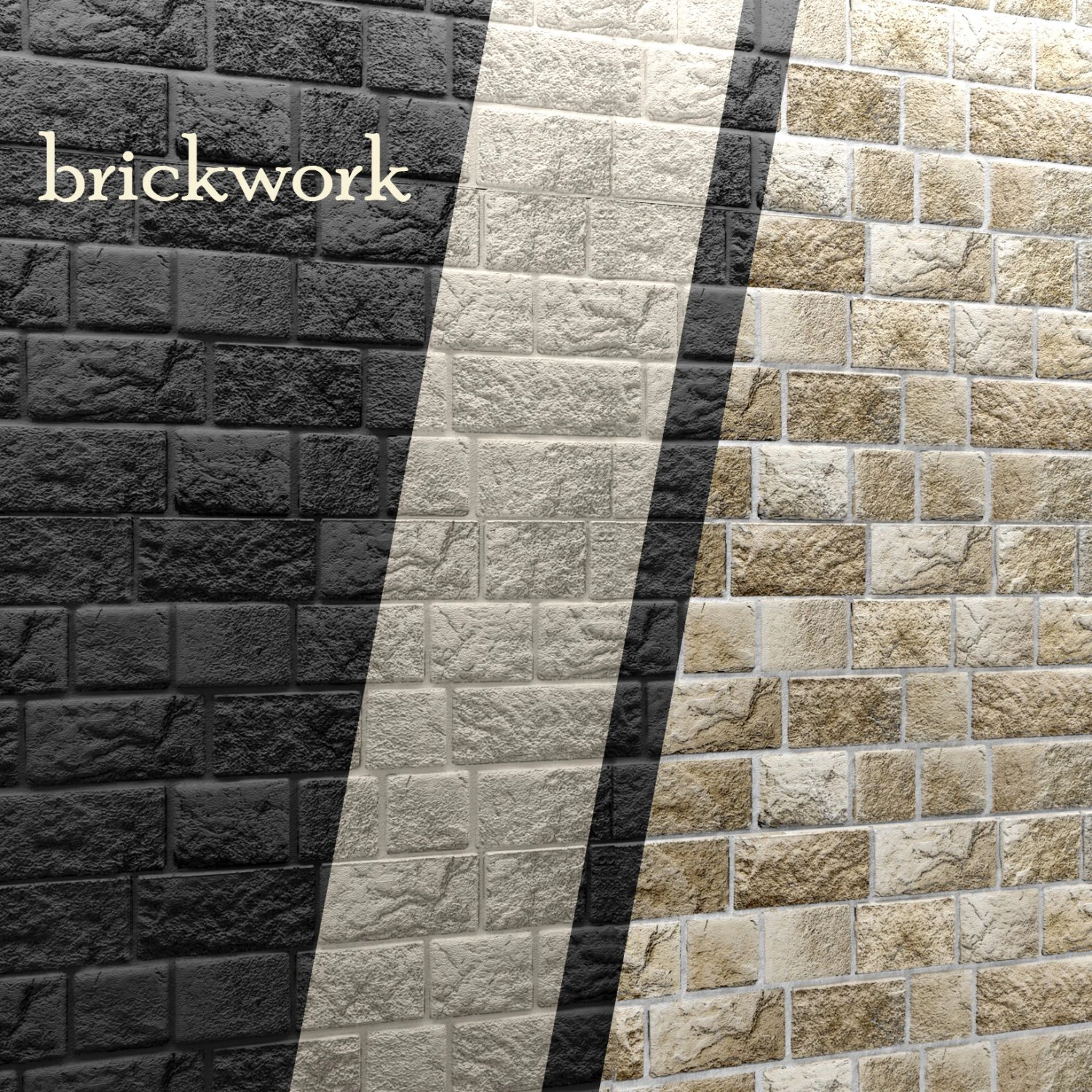 bricks wall 3D Model .c4d .max .obj .3ds .fbx .stl .blend 