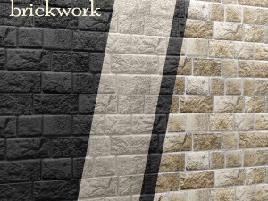 bricks wall Model 3D