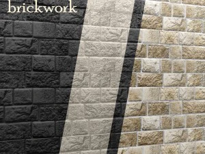 Ziegelmauer 3D Modell