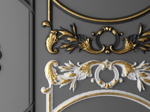 boiserie molding Model 3D