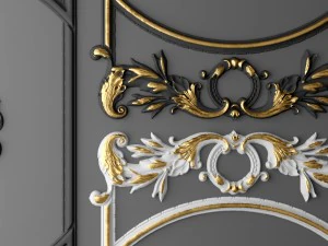boiserie molding 3D Model
