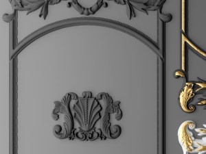 boiserie molding Model 3D