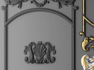 boiserie molding 3D Model