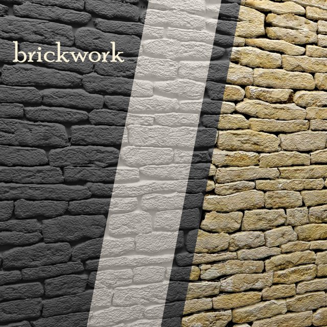 bricks wall 3d Modello 3D .c4d .max .obj .3ds .fbx .stl .blend 