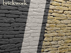 bricks wall 3d 3D Модель