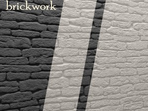 bricks wall 3d Modello 3D