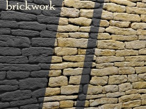 bricks wall 3d Modello 3D