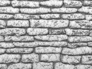 bricks wall 3d Modello 3D