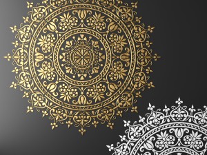 rosette round molding 3D Model
