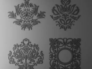 rosette molding Modelo 3D
