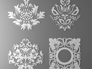 rosette molding Modelo 3D