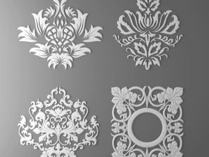 rosette molding 3D Model