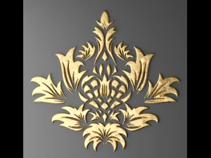 rosette molding 3D Model